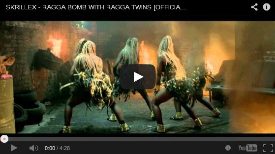 SKRILLEX - RAGGA BOMB WITH RAGGA TWINS [OFFICIAL VIDEO]